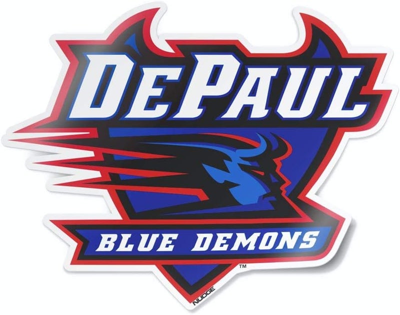 Nudge Printing Collegiate NCAA Car Decal Made from Premium Weatherproof Vinyl (DePaul University) - Image 1